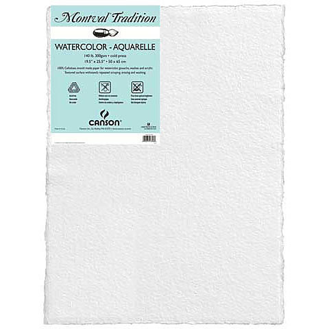 Montval Watercolor Paper 140lb Cold Press 22” x 30” 10-pack