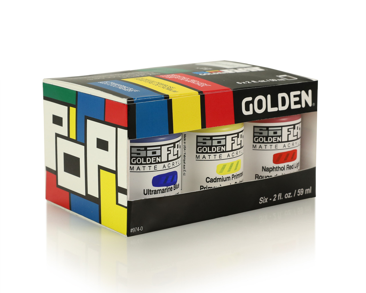 Golden SoFlat Pop Color Set 6pc