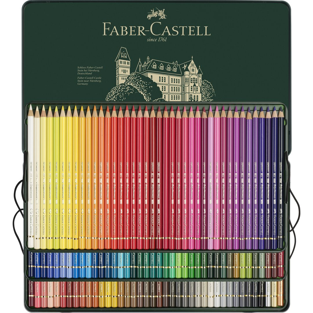 Faber-Castell Polychromos Colored Pencil Tin Set 120-Colors