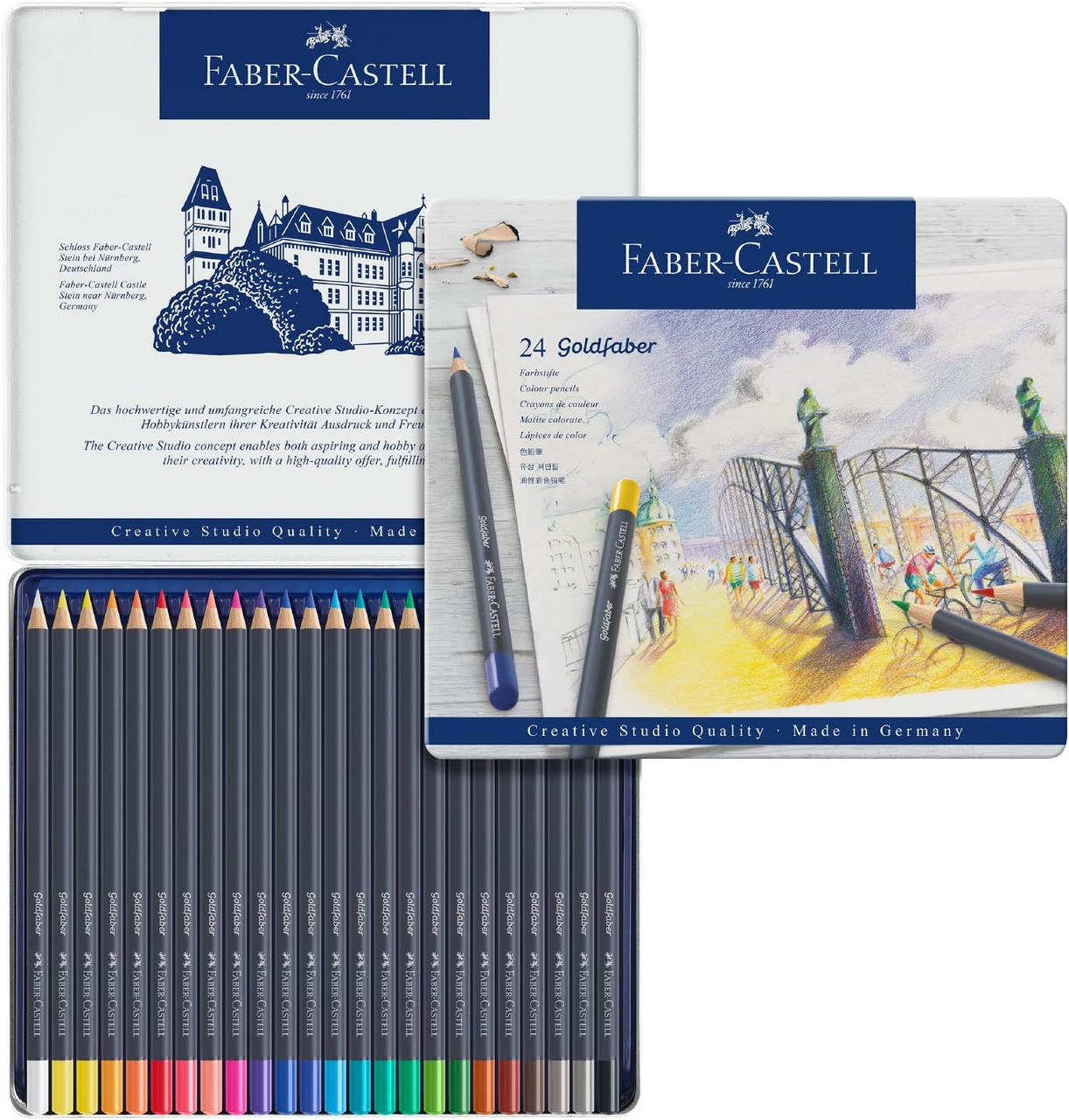 Goldfaber Colored 24-Pencil Set