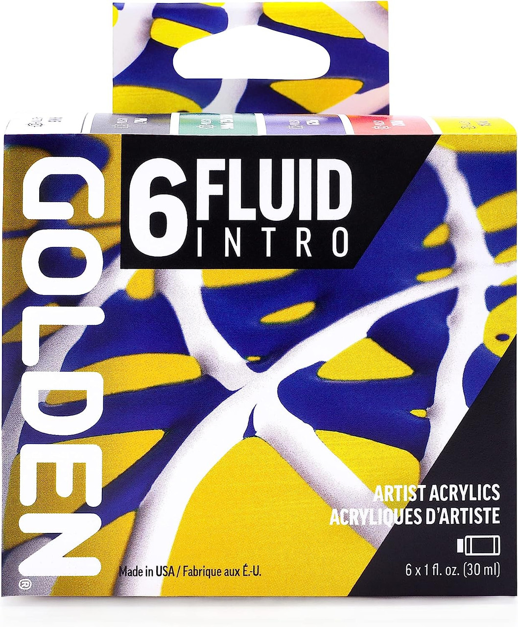 Golden Fluid Acrylics 6-Color Intro Set