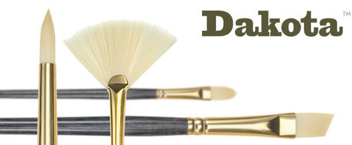 Dakota Synthetic Hog Bristle Oil & Acrylic Brush