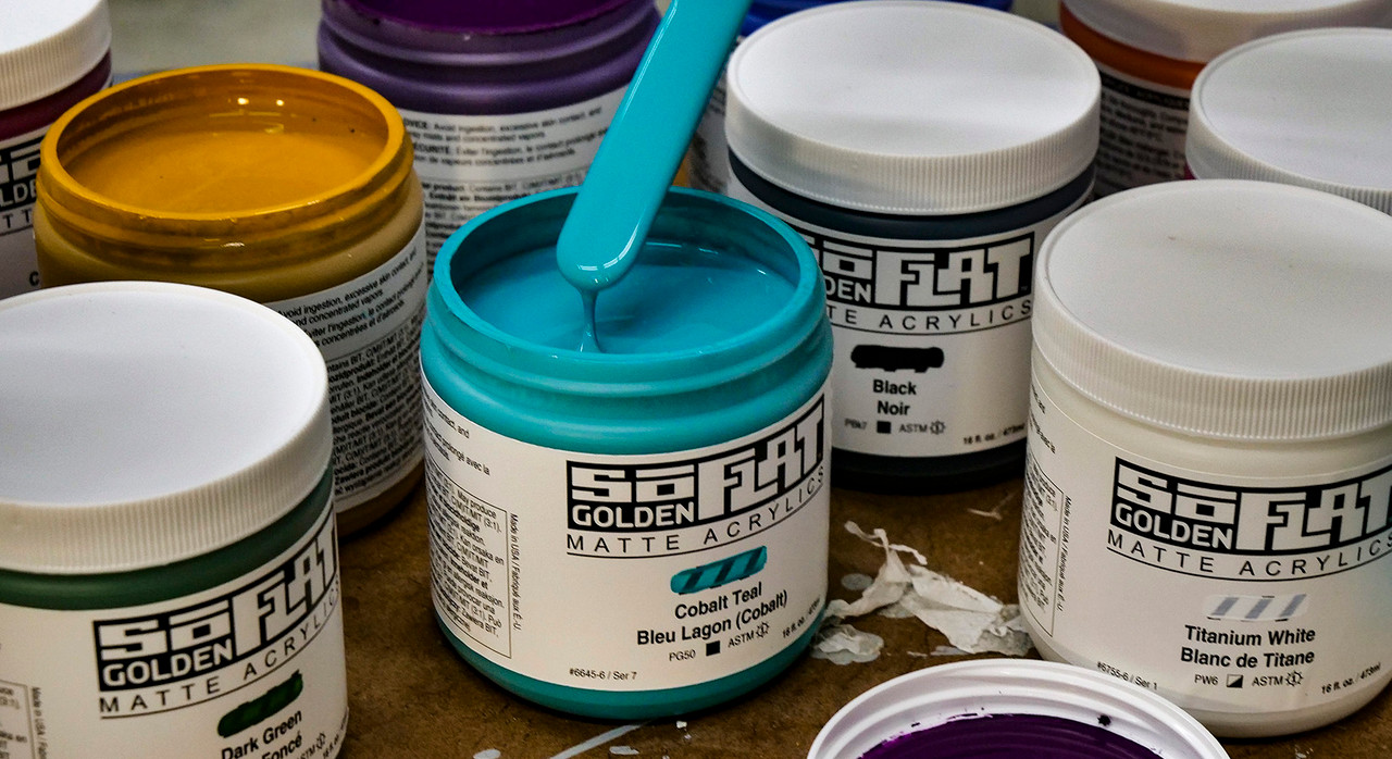 Golden SoFlat Matte Acrylic Colors