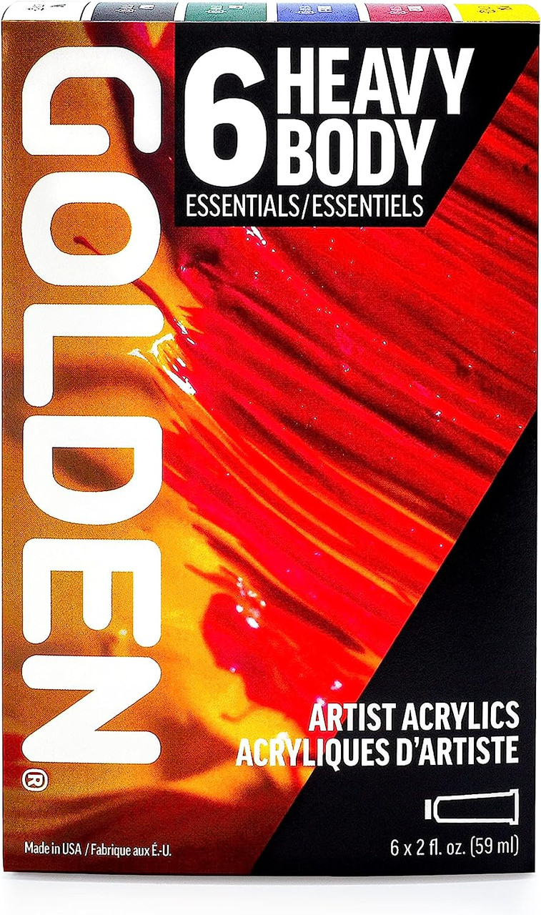Golden Heavy Body Acrylics Essentials Set